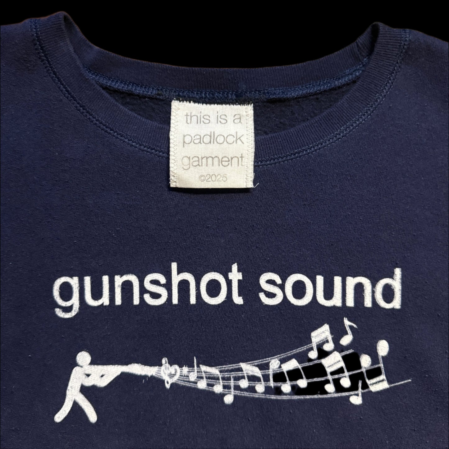 Gunshot Sound Sweater Navy