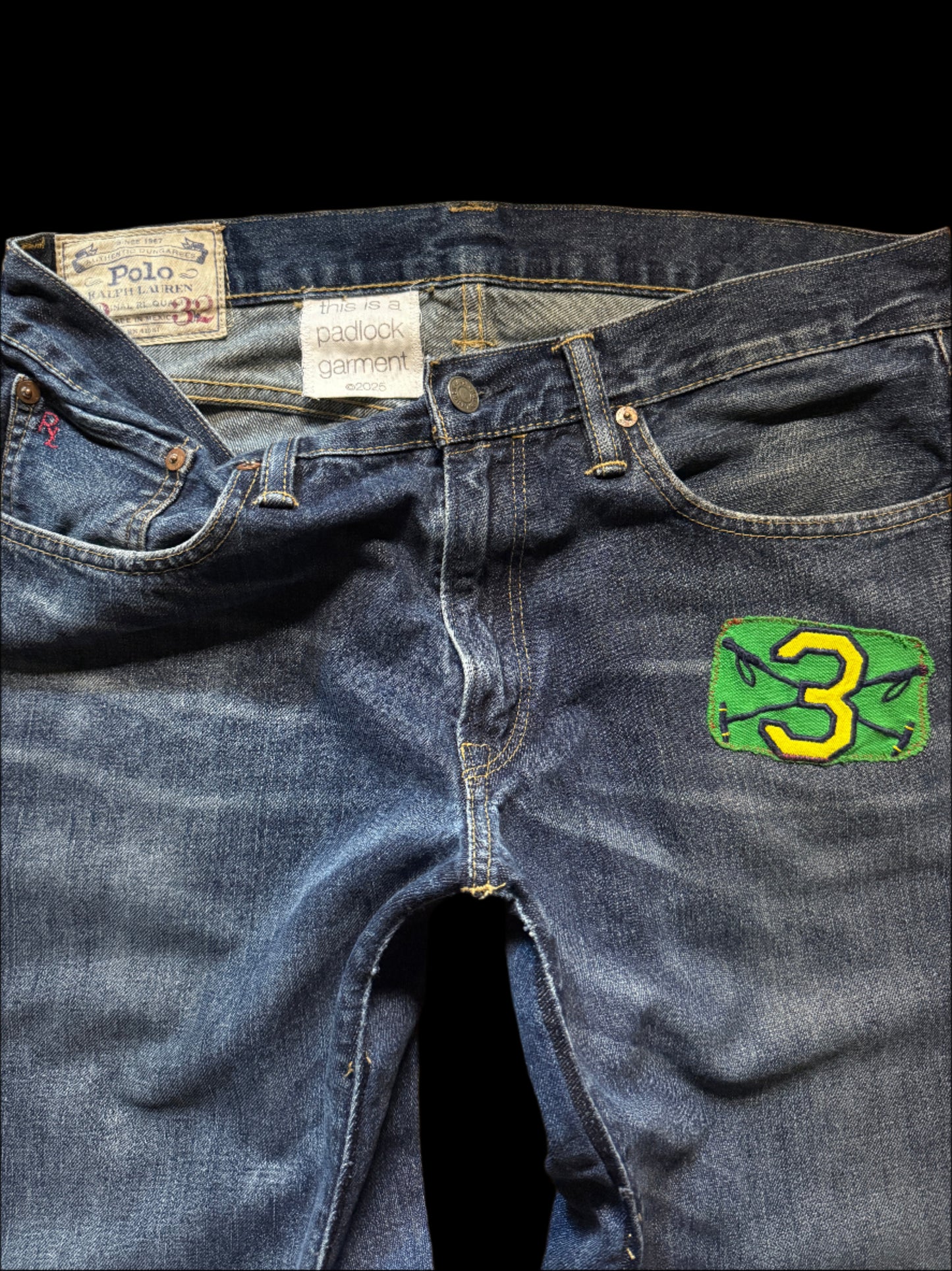 Padlock 0004 Reinforcement Denim