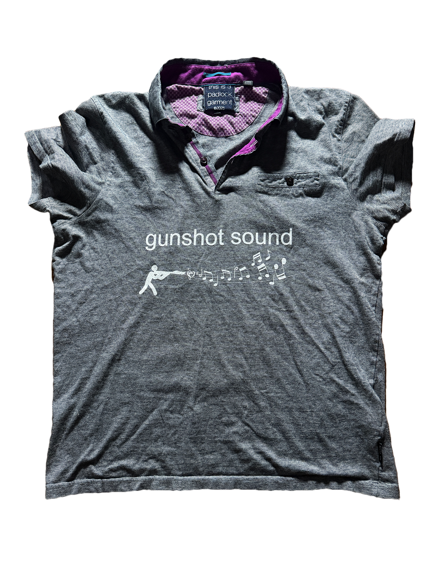 Sacred Fancy Gunshot Sound Polo