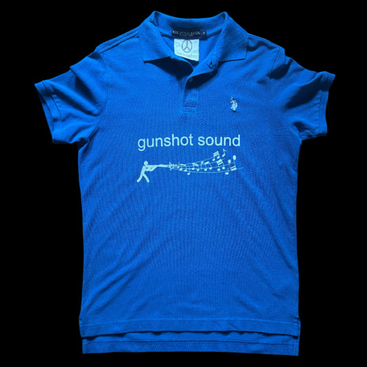 Gunshot Sound Polo Blue