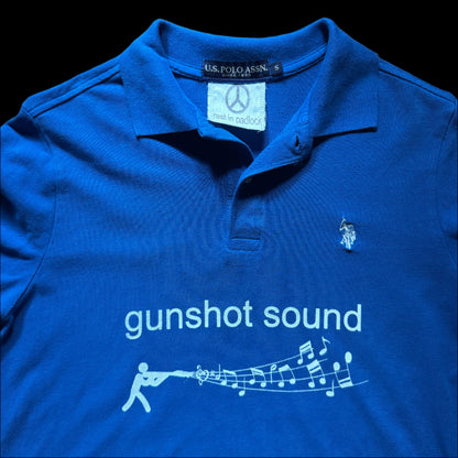 Gunshot Sound Polo Blue