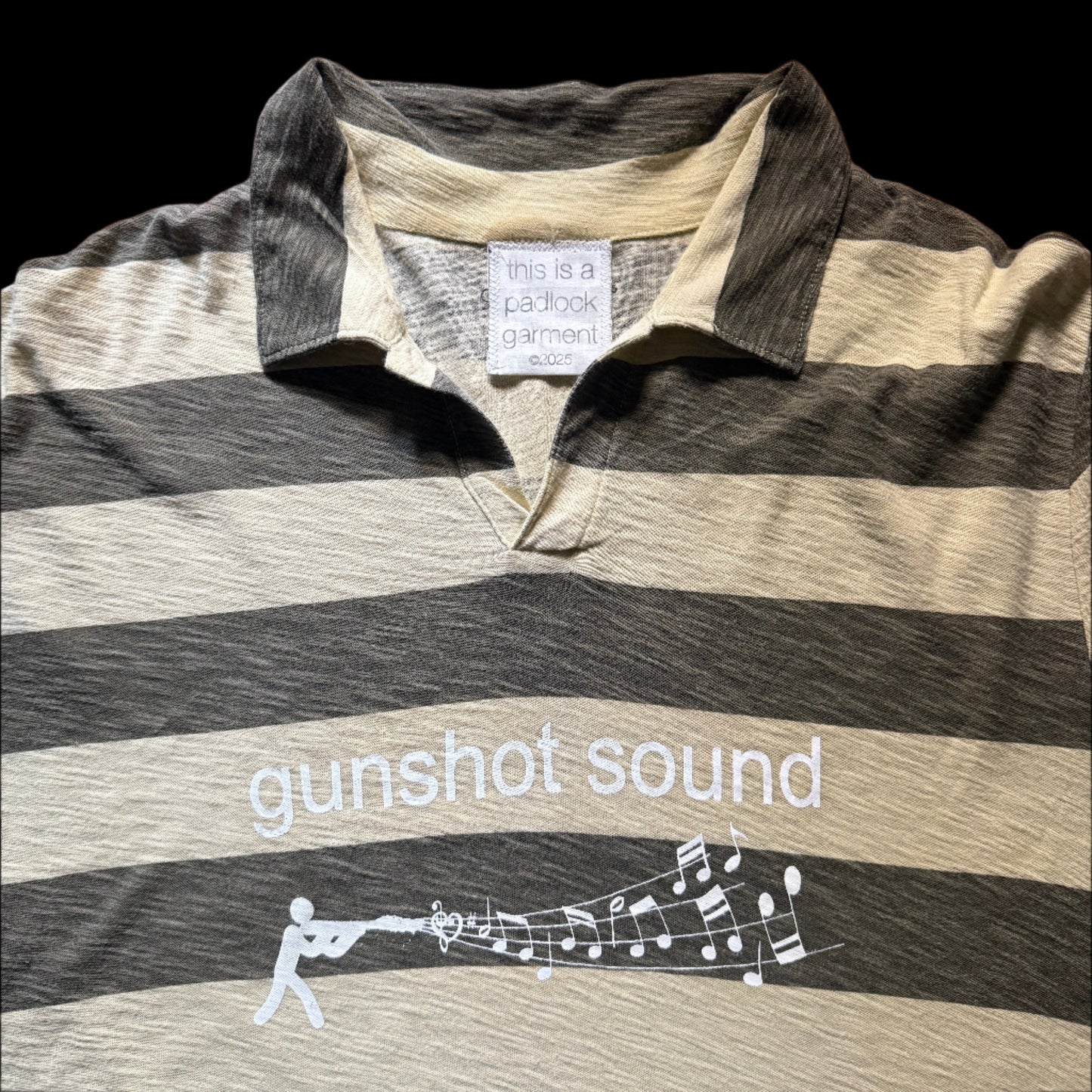 Gunshot Sound Polo Striped