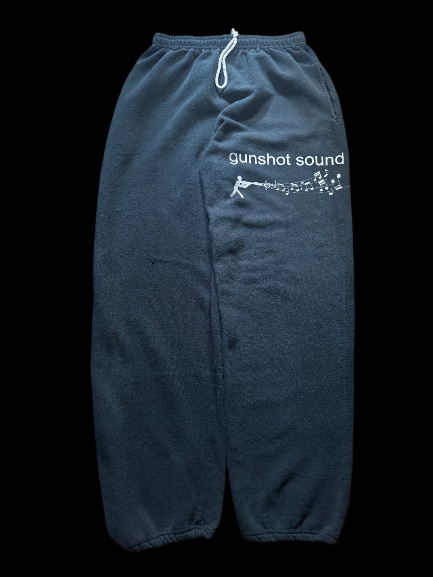 Gunshot Sound Black Sweats