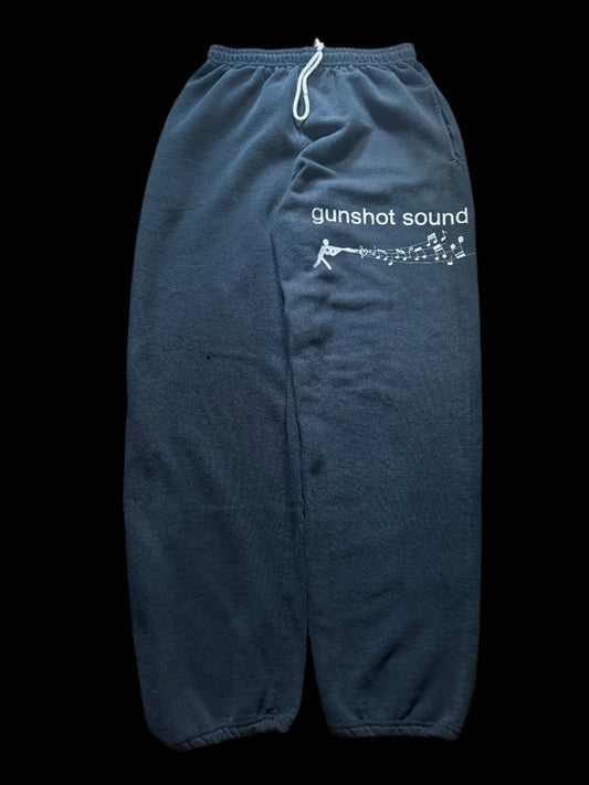 Gunshot Sound Black Sweats