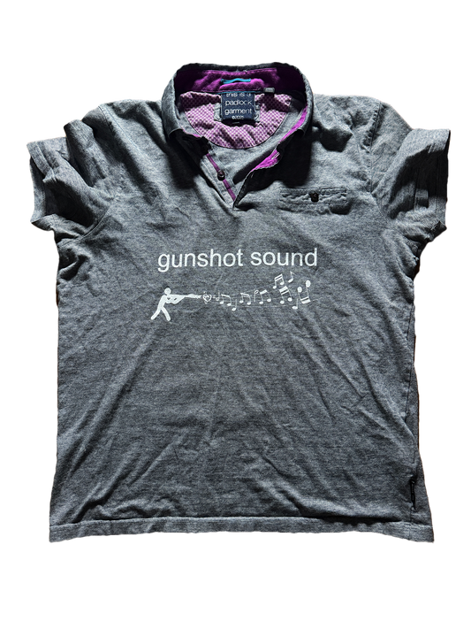 Sacred Fancy Gunshot Sound Polo