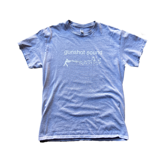 Gunshot Sound T-Shirt Grey